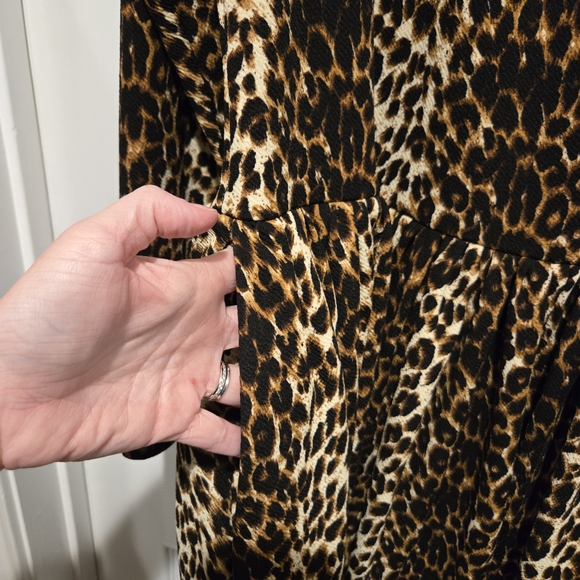 Troublemaker leopard print dresses by Vixen by Micheline Pitt size 3X - Picture 3 of 5